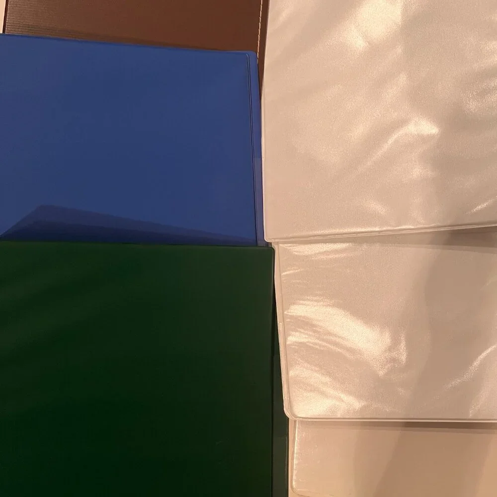 SIX Presentation Binders (Different sizes /. Mixed Lot) (new)‎